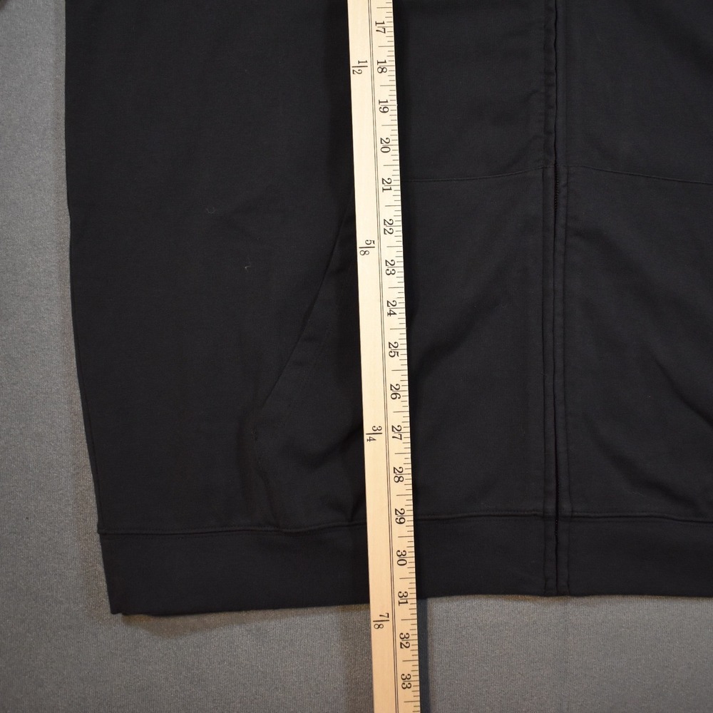 Skims Jersey Lounge Mens Zip Up Hoodie Black X-Large Soft Loungewear - Picture 6 of 8